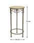 Preview: Blumenhocker Malega 11135 Blumenständer 72cm Rund Blumensäule Beistelltisch