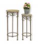 Preview: Blumenhocker Malega 2er Set 11135 Blumenständer 56, 64cm Rund Blumensäule