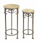 Preview: Blumenhocker Malega 2er Set 11135 Blumenständer 56, 64cm Rund Blumensäule