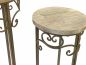 Preview: Blumenhocker Malega 3er Set 11135 Blumenständer 56, 64, 72cm Rund Blumensäule