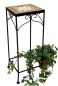 Preview: Blumenhocker Merano Mosaik 12012 Blumenständer 54 Hocker Eckig Beistelltisch
