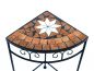Preview: DanDiBo flower stool mosaic corner shelf 52 cm flower stand 12013 side table plant stand mosaic table corner