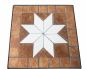 Preview: Blumenhocker Mosaik Eckig 3er Set 46, 54, 62 cm Blumenständer 12012  Beistelltisch Pflanzenständer Mosaiktisch