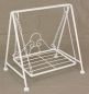 Preview: Flower Stool Swing "Romance" White 2073 Flower Stand 30 cm Doll Decoration