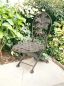 Preview: Flower stool chair foldable metal flower stand plant stand 32 cm doll's chair