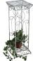 Preview: DanDiBo Blumenhocker Metall Weiß Eckig 63 cm Blumenständer 20304 Blumensäule