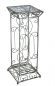 Preview: DanDiBo Blumenhocker Metall Weiß Eckig 63 cm Blumenständer 20304 Blumensäule