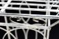 Preview: DanDiBo Flower Stool Metal White Square Set of 2 63 cm - 77 cm Flower Stand 20304 Flower Column