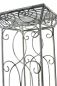 Preview: DanDiBo Flower Stool Metal White Square Set of 2 63 cm - 77 cm Flower Stand 20304 Flower Column