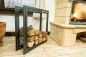 Preview: Fire wood shelf  Square Fire wood stand   70cm Wood basket   Fire wood