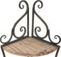 Preview: DanDiBo Eckregal Bücherregal mit 4 Ablagen Regal Malega 12061 aus Metall und Holz 145 cm Badregal Aufbewahrungsregal Leiterregal
