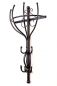Preview: Coat rack Vienno Half-round 66 cm wall coat rack Coat hooks Hooks