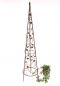 Preview: Rankhilfe Pyramide 082547 aus Metall L-142cm Kletterhilfe Rankgerüst Ranke