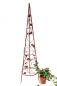 Preview: Rankhilfe Pyramide 082547 aus Metall M-118cm Kletterhilfe Rankgerüst Ranke
