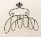 Preview: Schlauchhalter Spruzzi 074634 Wandschlauchhalter 38cm Gartenschlauchhalter Halter