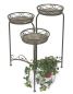 Preview: Blumentreppe 11136 "Malega" 72cm Blumenständer mit 3 Körbe Hocker Blumenhocker