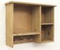 Preview: Setzkasten YX-14B221 Wandregal shabby 34cm Sammlervitrine Schlüsselhaken Regal