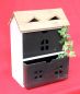 Preview: Minikommode Haus Kommode 14B410 Schrank mit 2 Schubladen 38cm Ordner Küchenregal