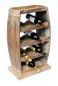 Preview: Weinregal Holz Weinfass 1549 Bar Flaschenständer 70cm für 13 Fl. Regal Fass Holzfass