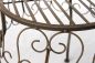 Preview: DanDiBo Flower Stool Metal Brown Round 35 cm Flower Stand 140129 XL Side Table Plant Stand Small