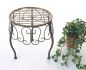 Preview: DanDiBo Flower Stool Metal Brown Round 30 cm Flower Stand 140129 M Side Table Plant Stand Small