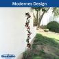 Preview: DanDiBo climbing support garden metal black Riva trellis for climbing plants 145 cm climbing support ground plug
