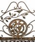 Preview: DanDiBo Shelf Metal Vintage 1844 Standing Shelf Antique 123 cm Bookshelf Kitchen Shelf Folding Shelf