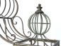 Preview: DanDiBo Rose arch with gate Metal gate 275x170 cm Round arch Archway Pergola 110241 Wrought iron climbing aid Garden gate