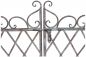 Preview: DanDiBo Rose arch with gate Metal gate 275x170 cm Round arch Archway Pergola 110241 Wrought iron climbing aid Garden gate