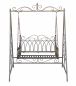 Preview: DanDiBo Hollywoodschaukel Metall 2 Sitzer Antik Vintage 18688 Schmiedeeisen Gartenschaukel Garten