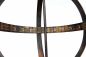 Preview: DanDiBo Sundial Garden Large Metal Patina Wrought Iron Deco Weatherproof 70 cm Garden Clock Clock