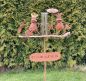 Preview: DanDiBo metal plug rain gauge weather frog 140 cm frog garden plug rain gauge