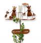 Preview: DanDiBo metal plug rain gauge weather frog 140 cm frog garden plug rain gauge
