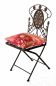 Preview: Gartenstuhl Metall Avis 1840 Metallstuhl Bistrostuhl Stuhl Garten Vintage Eisen Nostalgie Eisenstuhl Braun Antik