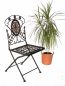 Preview: Gartenstuhl Metall Avis 1840 Metallstuhl Bistrostuhl Stuhl Garten Vintage Eisen Nostalgie Eisenstuhl Braun Antik