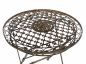 Preview: Tisch Bistrotisch Antik Rund Gartentisch Metall 1850 Avis Eisentisch Balkontisch Vintage