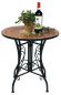 Preview: DanDiBo table mosaic metal mosaic table ? 60 cm 12001 garden table Mediterranean weatherproof bistro table side table garden with natural stone