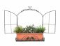 Preview: DanDiBo Wandblumenhalter Fenster Schwarz Metall Wand Blumenständer Blumenregal Wandregal Regal