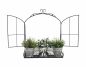Preview: DanDiBo Wandblumenhalter Fenster Schwarz Metall Wand Blumenständer Blumenregal Wandregal Regal