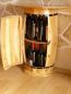 Preview: Sideboard Table Wine barrel 0373 Cupboard Wine Shelf Barrel wooden 73cm Side table Console