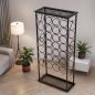 Preview: DanDiBo Wine Rack Metal Black Free-Standing Bottle Rack 100 cm Rico Modern Wine Rack Wine Stand Wine Bottle Holder