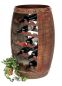 Preview: DanDiBo Wine Rack Wine Barrel 0370-R Wood Barrel 80 cm Freestanding Bottle Stand Bottle Holder Brown Bar Wine Bar