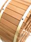 Preview: DanDiBo Weinregal Holz Stehend Weinfass 18 Flaschen Natur 77 cm Flaschenregal Flaschenhalter Fass