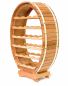 Preview: DanDiBo Weinregal Holz Stehend Weinfass 24 Flaschen Natur lackiert Wandregal Flaschenregal Flaschenhalter Fass