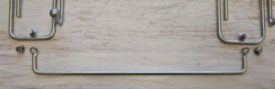 Designer door coat rack "paper clip" 32 cm door hook coat rack coat hook hooks