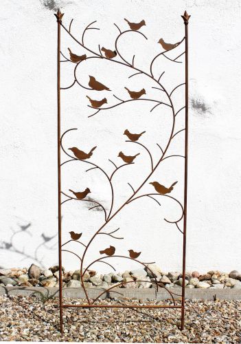 Garden growth support Birds 120705 Plant support made from metal H-150cm W-50cm Stake
