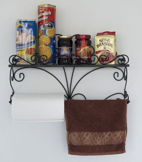 Wall Mounted Shelf Especias 53cm Kitchen Shelf Made Of Metal