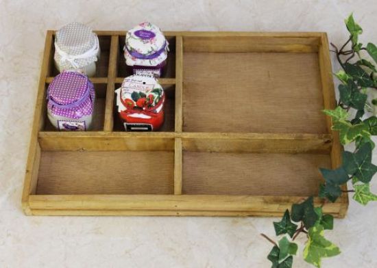 Box Type case 12292 made from wood 32cm Display case drawer