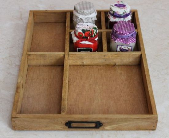 Box Type case 12292 made from wood 32cm Display case drawer