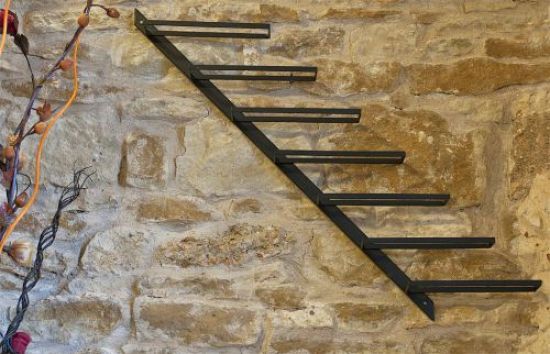 Wine rack DIAGON 100cm Made of metall 21215 Bottle holder Bottle stand Shelf